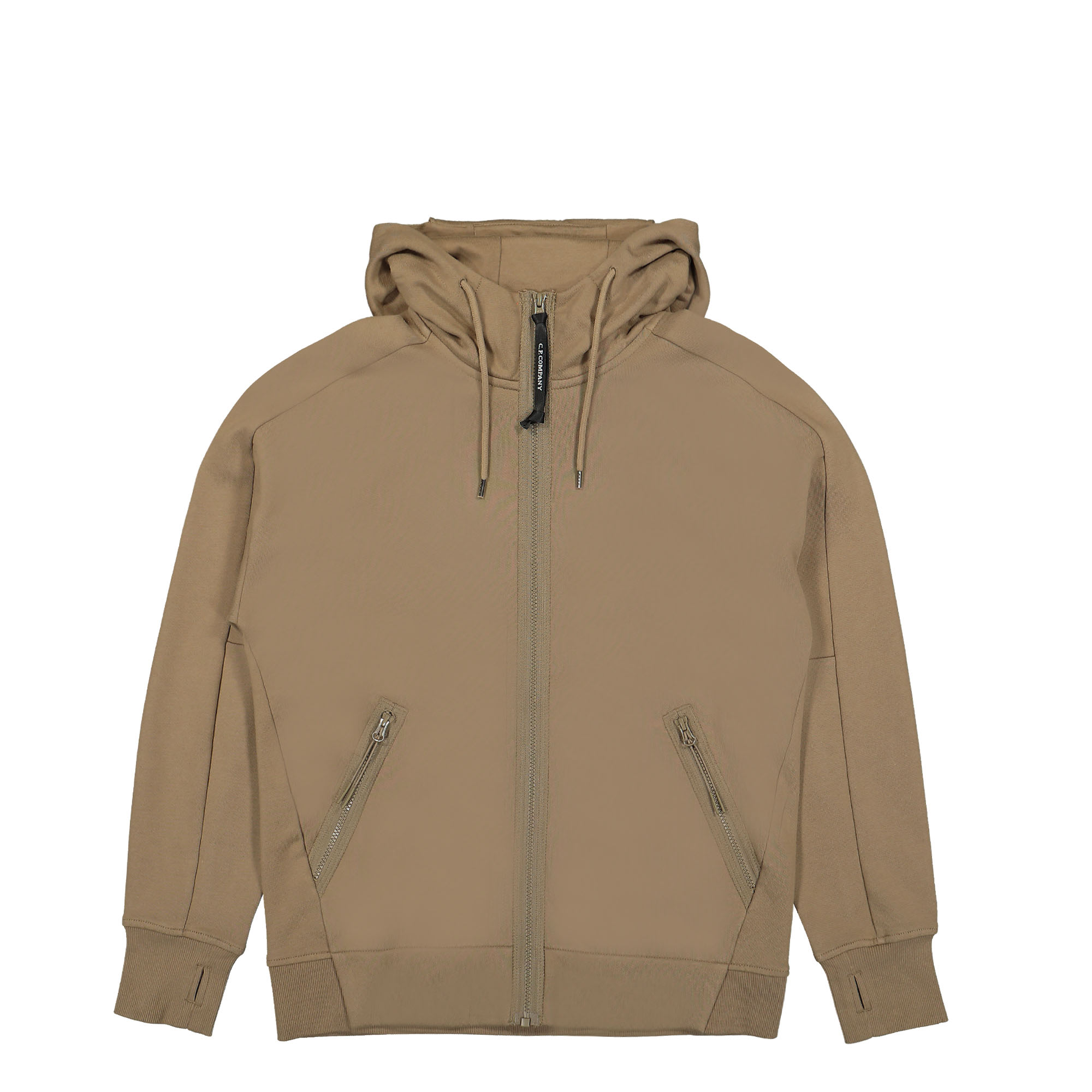 C.P. Company Diagonal Raised Fleece Goggle Zipped Hoodie Overkill